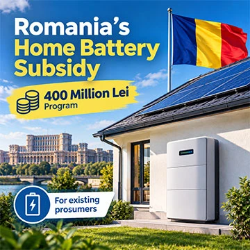 Romanias nye hjemmebatteristøtte: 400 millioner Lei-program, lansering forven...